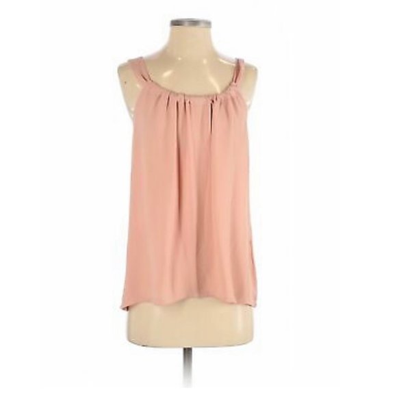 LOFT Pink Sleeveless Blouse - Picture 2 of 5